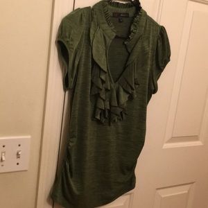 Olive/Army Green fitted Blouse